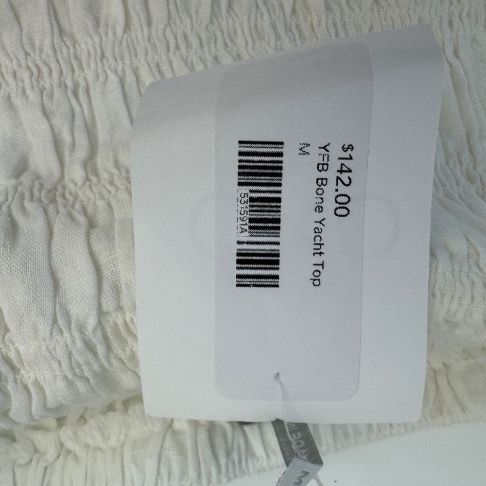 Elegant White Off-Shoulder Top - Picture 3 of 3